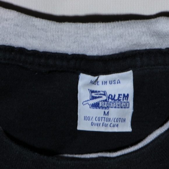 90s Vintage Raiders Silver & Black T Shirt - Picture 2 of 5